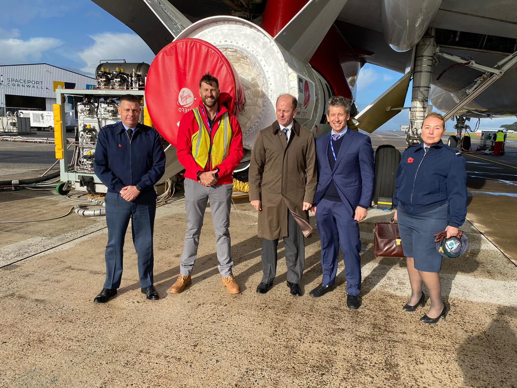 ChiefofAirStaff's tweet photo. Exciting preparations @SpaceCornwall for @spacegovuk’s first space launch. @VirginOrbit getting ready for #CountdownToCornwall
@RoyalAirForce @UKSpaceCmd #StartMeUp https://t.co/4llyl7caE6