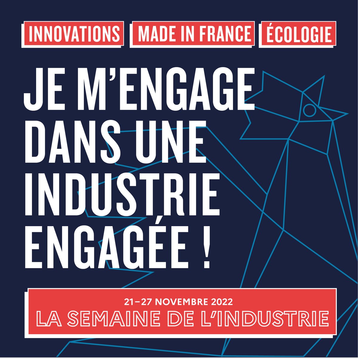 LaFrenchFab's tweet photo. Pour la #SEDI2022, mettons en lumière les transformations qui animent le Coq Bleu : transition écologique et énergétique, transformation numérique, made in France et mixité 🇫🇷🐓
Vous souhaitez valoriser ces thèmes lors d'un événement ? 👉 https://t.co/iiBiiH42ct
#FrenchFab https://t.co/dvt8dCCLve