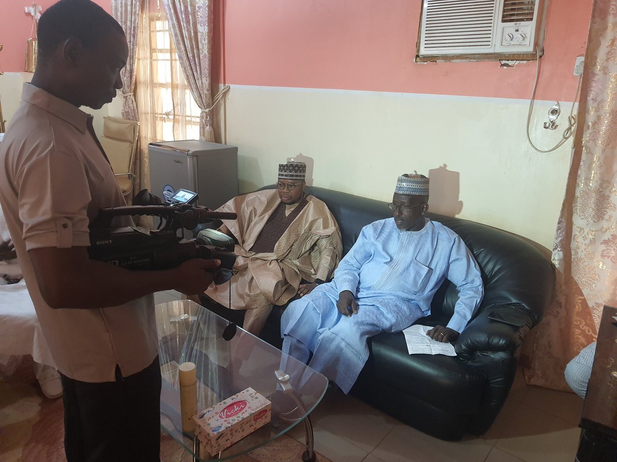 absmag's tweet image. Yesterday I reported to my new office as the Commissioner for Information and Culture. I immediately went on a visit of the media houses, Kebbi TV and Kebbi Radio to have a better understanding of their operations and get to know their management and staff.