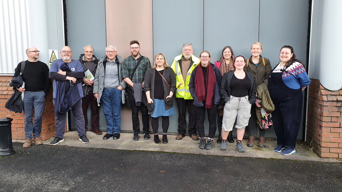 GoIndustScot's tweet image. Very happy to be spending the next few days with this lovely gang of @GoIndustScot museums people @SummerleeMuseum getting trained up on caring for large industrial objects by our guru @jimatstninians
😁