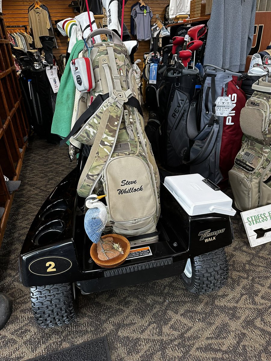 swhillock's tweet photo. Arde and I are getting Ready to walk or run with Debbie for her 200th round of the year⛳️🎉🎊 @oakmarshgc #debbies200thround #oakmarshgolfcourse https://t.co/ITfDGB7oUD