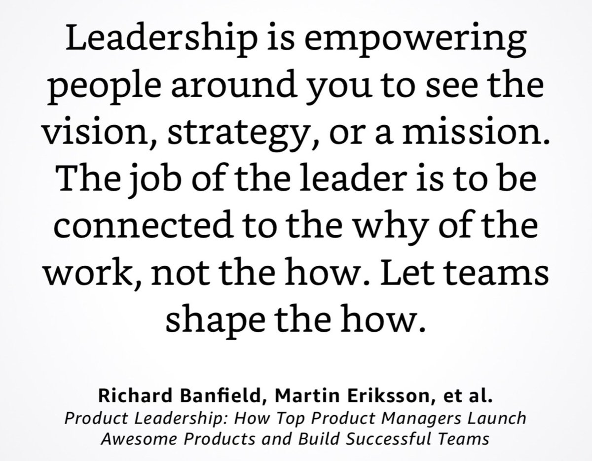ShawnMyersRN's tweet photo. This is a great reminder for product leaders in larger organizations. Of course in earlier stage companies, we do both 😊

via @RMBanfield @bfgmartin 
#productmanagement #leadership #productsense https://t.co/MUvxNQmRBc