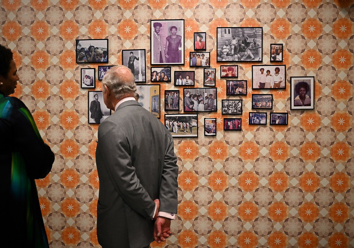 Since 1977 the <a href="/JamaicaLeeds/">JamaicaSocietyLeeds</a> Society has been providing support and advice to the community. 

During his visit to Leeds, The King viewed the society's ‘Rebellion to Romance’ Exhibition, which explores the lives of second-generation West Indians in Leeds in the 1970s/80s.