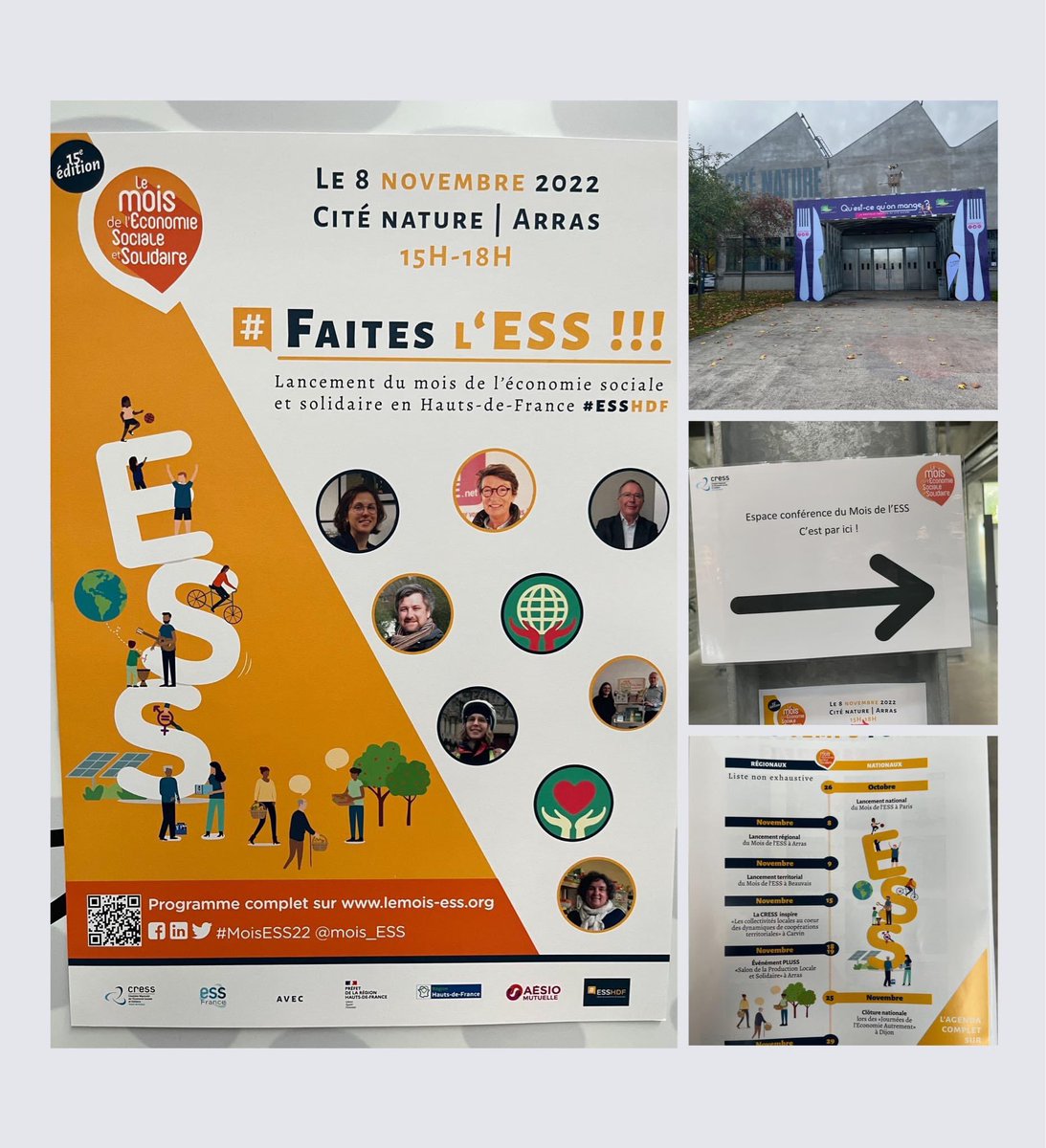 EvaLienard's tweet photo. 📚C’est parti pour la conférence de l’ESS 🤝

30 jrs pour comprendre ce que cette forme d'économie peut apporter à notre société en transition.

Dans un lieu pédagogique et ouvert à la jeunesse, l’ESS prend tout son sens 👌#citénature

#EDD #bassinartoisternois  #ESSHDF #CRESS https://t.co/djVYIkxzJr