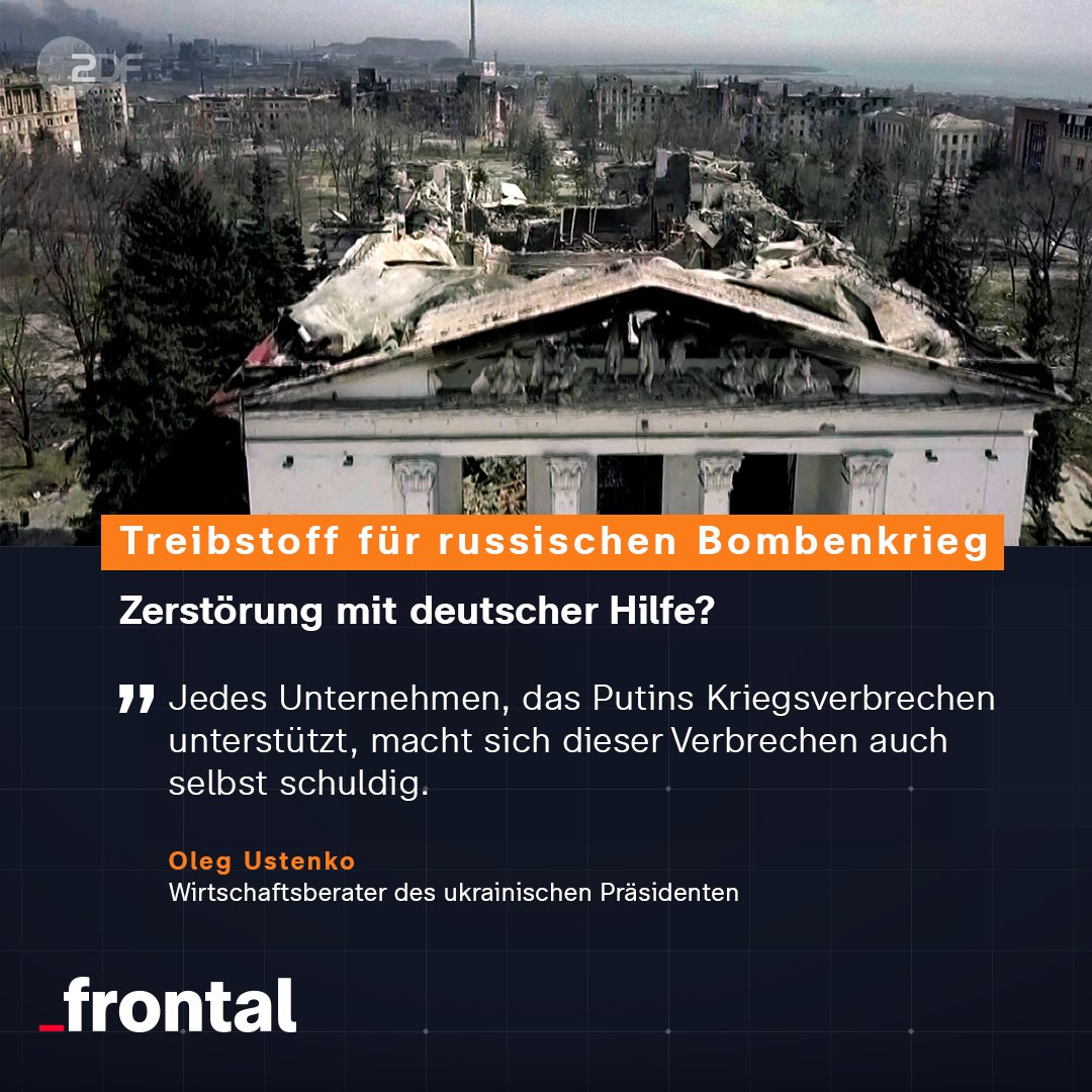 ZDFfrontal's tweet photo. Ein Joint Venture des deutschen Konzerns #WintershallDea beliefert trotz des Angriffs auf die #Ukraine #Russlands wichtigsten Hersteller von Flugzeugbenzin, so #ZDFfrontal und @DerSpiegel. Für den Konzern könnte das Geschäft juristische Konsequenzen haben. https://t.co/OOYJ0kGo8g https://t.co/WpsFsgOxnU