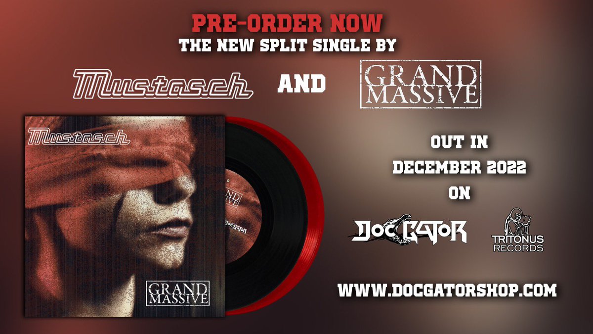 Pre order <a href="/Mustasch/">Mustasch</a> <a href="/THEGRANDMASSIVE/">GRAND MASSIVE</a> Split Vinyl. Out short before Christmas!!! #stoner #vinylsingle