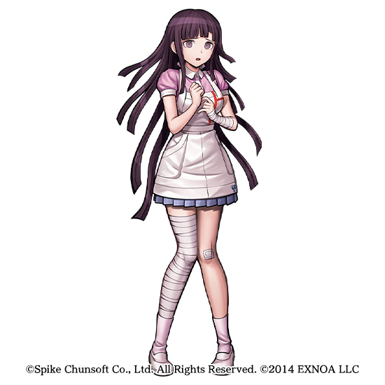 Sprite and splash artwork for Akane Owari & Mikan Tsumiki from the