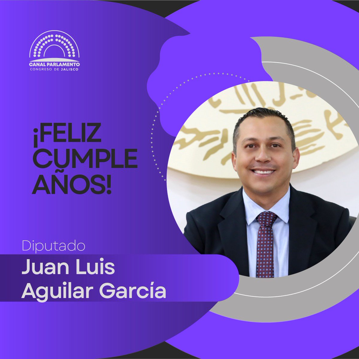 Canal Parlamento de Jalisco le desea un feliz cumpleaños al Dip. Juan Luis Aguilar García  🙌🏻🎉

   ¡Muchas felicidades!