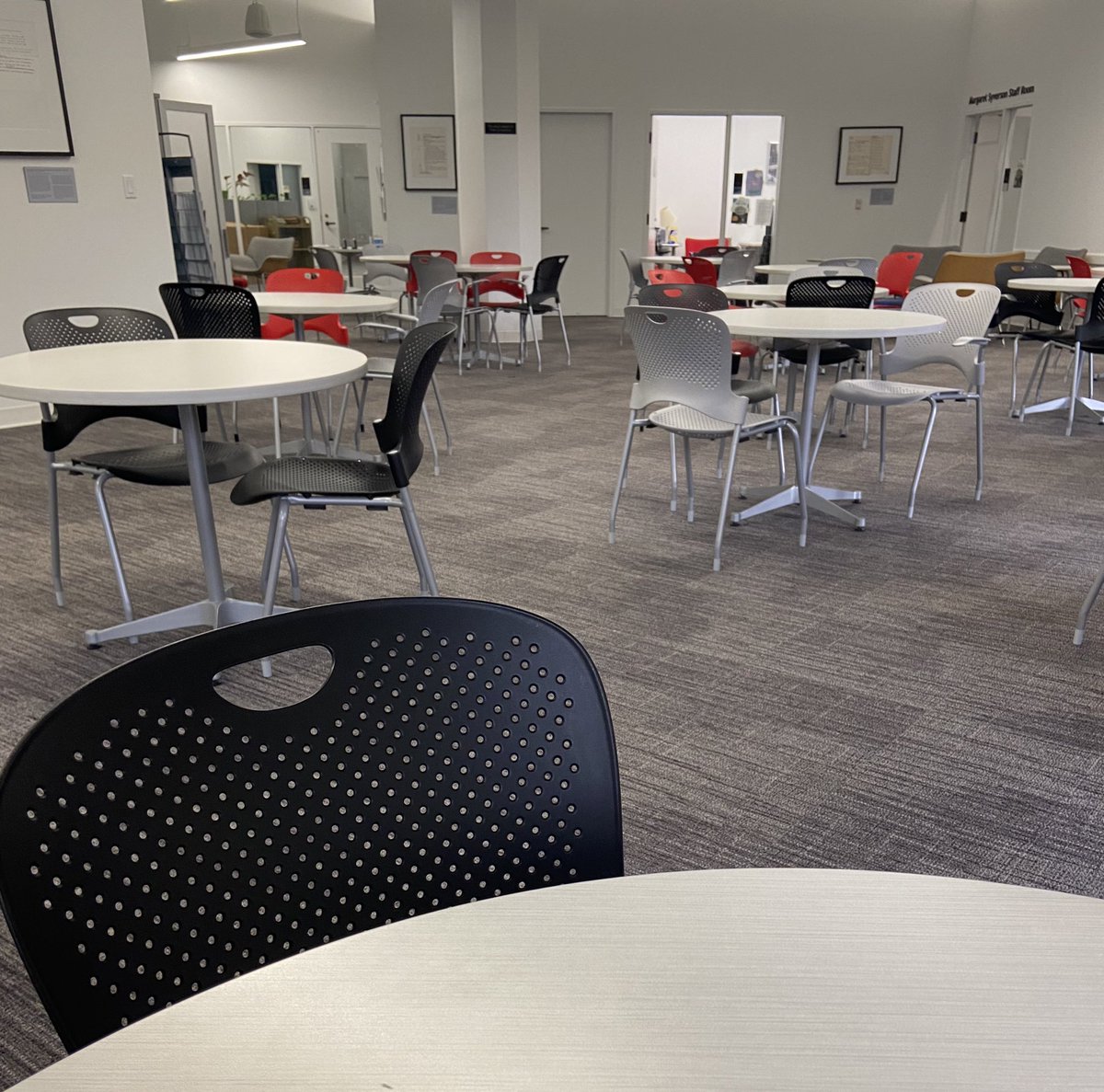 Did you know that after the hours of operation the writing center serves as an open study space? With finals just around the corner grab your friends and some coffee ☕️ and study at the writing center 😁