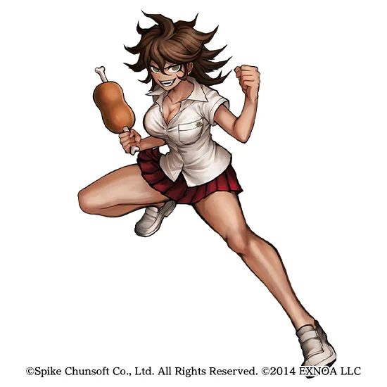 Sprite and splash artwork for Akane Owari &amp; Mikan Tsumiki from the  x Danganronpa 2 collab. 