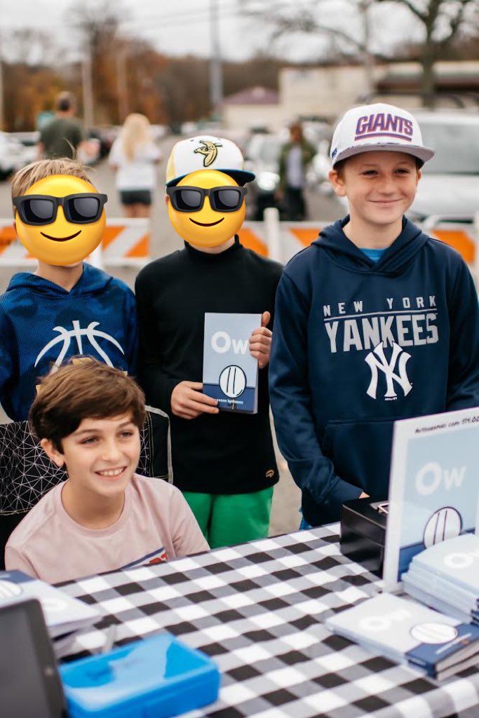 MsAzouri's tweet photo. We are so proud of our rockstar writer!! Jackson raised money for Tommy Strong and Ramsey Responds by selling his very own book titled, Ow at the Ramsey Farmers Market this weekend!  #ramseyfarmersmarket #creativity @datersocial https://t.co/ZRUsa3i4mr