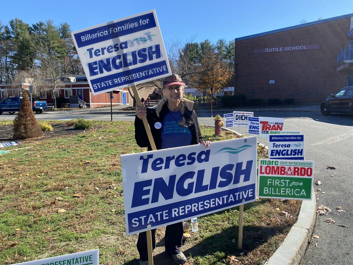 Get out and Vote for Teresa!! People are ready for Billerica to no longer be overlooked and receive funding that we deserve. Do you need a ride to the polls? If yes, please let us know. Do you know where your polling place is located? If not, look here sec.state.ma.us/WhereDoIVoteMA…