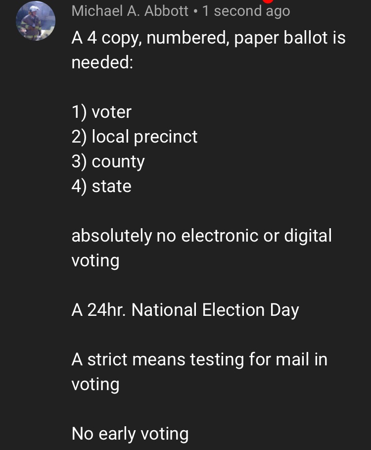 @aleahall @charliekirk11 I’ve been an election judge twice.
Machines are supposed to be tested and retested and documented w/witnesses.

It ‘baffles me’ that there’s always machine problems.