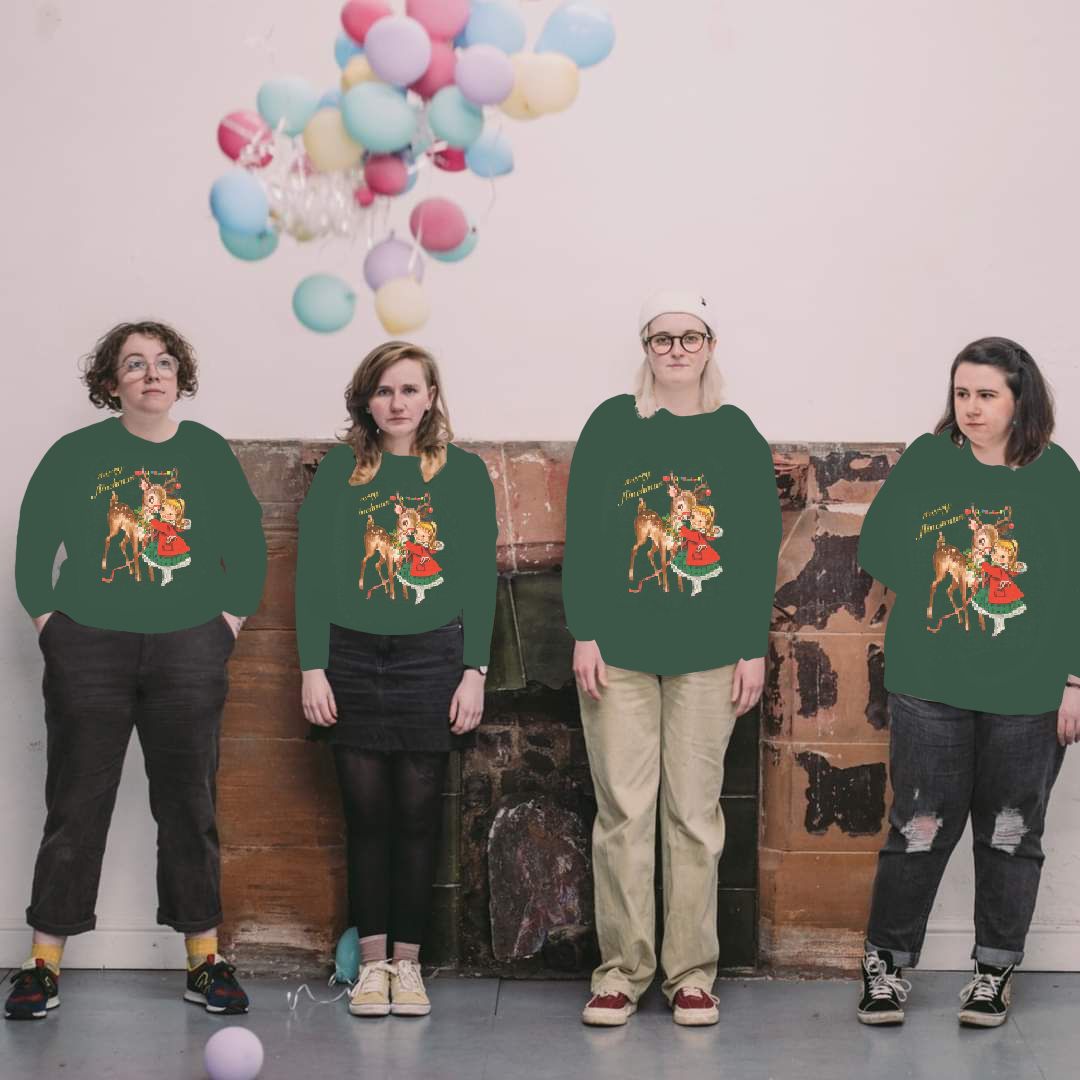 flinch_music's tweet photo. Preorders for the flinchmas jumper will close in 8 days. Head over to our band camp now if you wanna secure your size! https://t.co/7wd9vyVozA