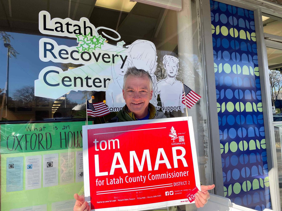 LamarTom's tweet photo. I have a proven track record of working to improve health and addiction resources. Here's what I've accomplished so far:

✅Fund the @LatahRecoveryCr
✅ Vice Chair of the @PHINCD behavioral health board
✅ Supported an Oxford House

Go vote! #lamarforlatah #teamlatah #teamlamar https://t.co/iaxixbXixP