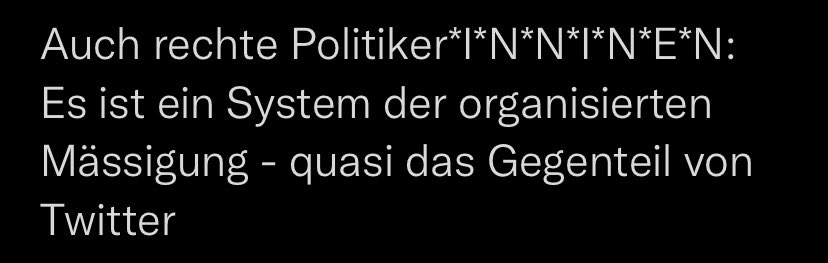 nzz journis und gendern, are they okay?