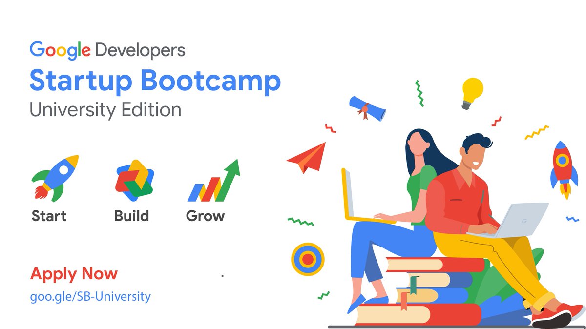 Inviting all #StudentEntrepreneurs from India! GoogleDevs is organising the Startup Bootcamp | University Edition 2022; a 3-day in-person training & mentorship program to help students Start, Build & Grow #startup projects.

Apply: https://t.co/B3TaB29hKQ https://t.co/tid5ctx6sN