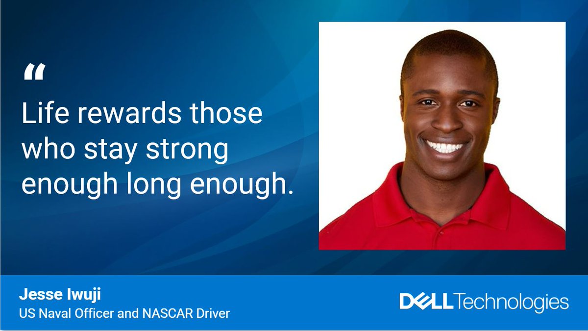 Jennifer_OToole's tweet photo. To celebrate #VeteransDay we had a special celebration with @Jesse_Iwuji where he shared his family story, Navy + NASCAR experience. So many feels with inspiration, grit + optimism.  #IWork4Dell https://t.co/I69YbnfFIK