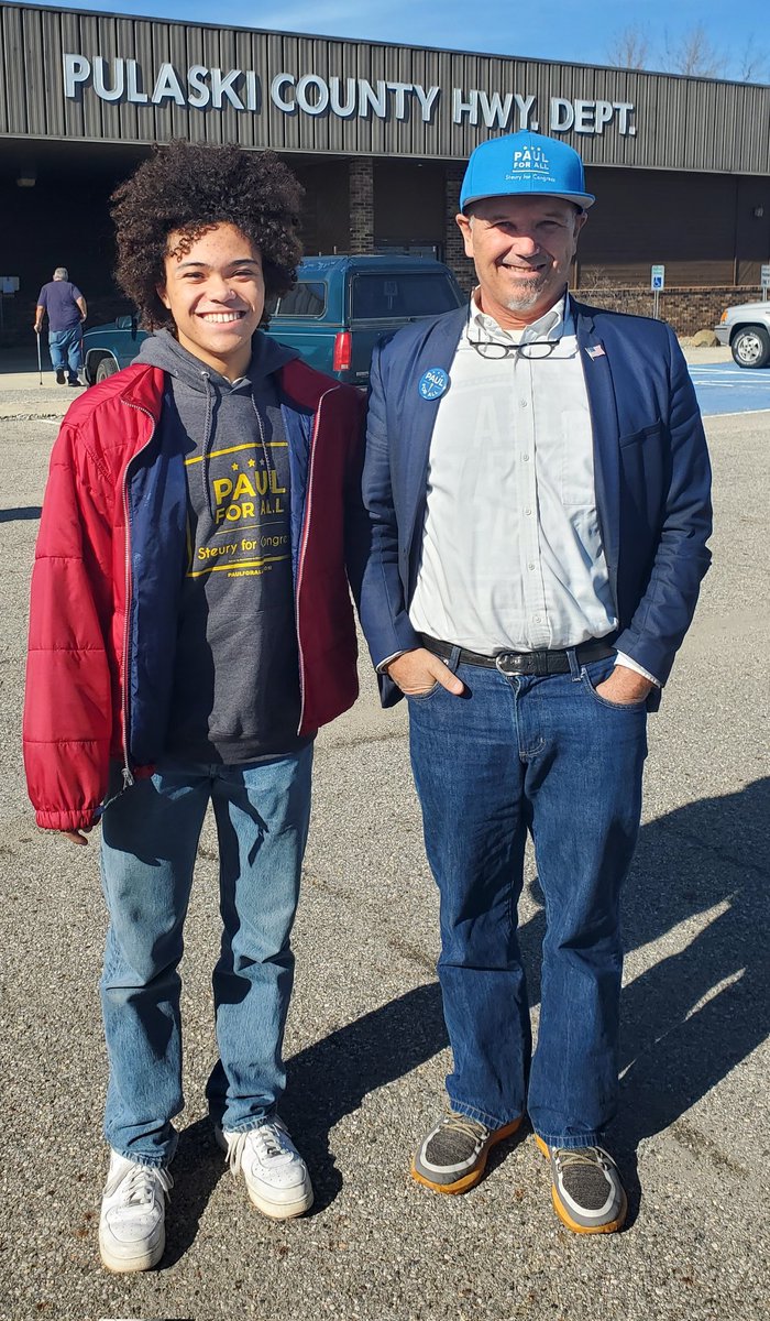 paulforall22's tweet photo. We are hopping all around the district today visiting various voting locations. We want to represent all of district 2 and that means we need to get out into all of your communities. https://t.co/CjOg8o2uwH