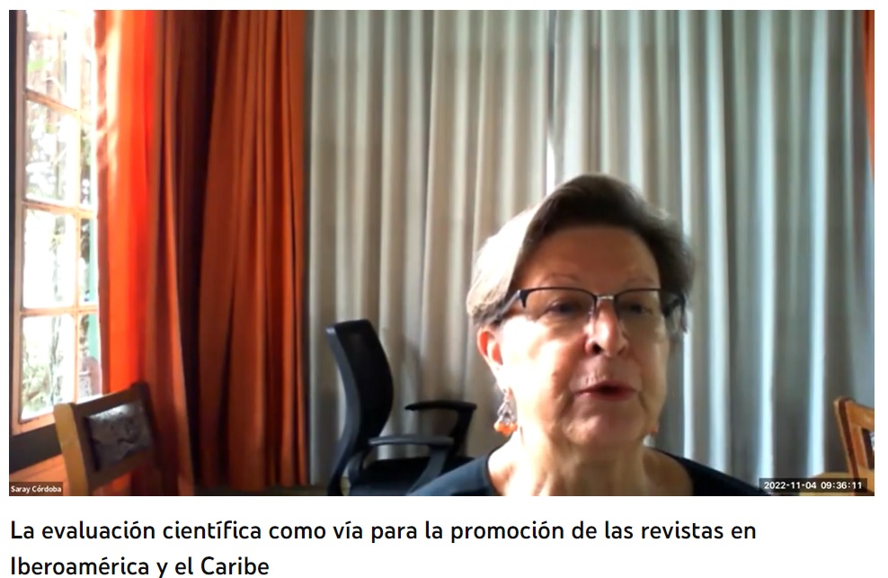 ❗Consulta el video del Panel "La evaluación científica como vía para la promoción de las revistas en Iberoamérica y el Caribe",
Con la participación de:
-Ana María Cetto, 
-Fernanda Beigel
-Pilar Rico
youtube.com/watch?v=UYKWGK…