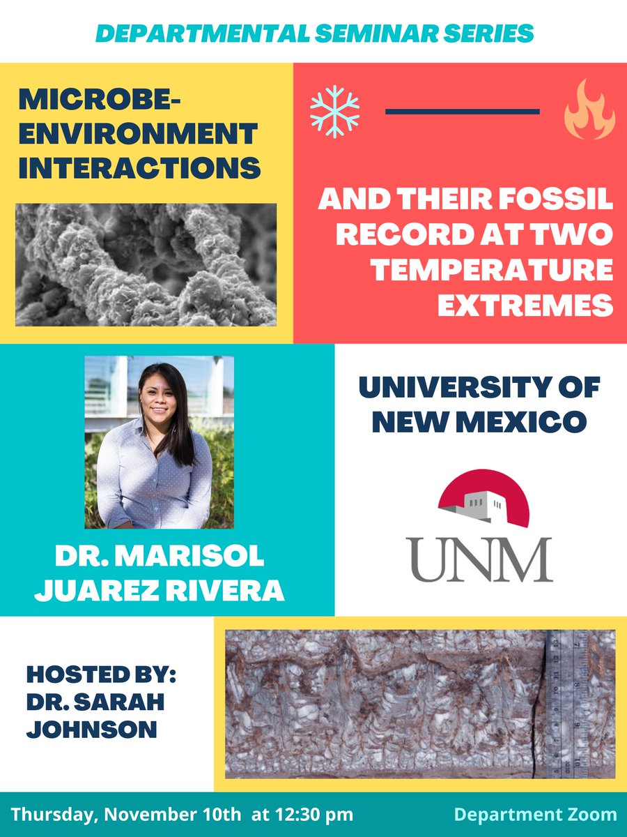 GUBiology's tweet image. Join us Thursday as Dr. Marisol Juarez Rivera sets the record on microbe-environment interactions!