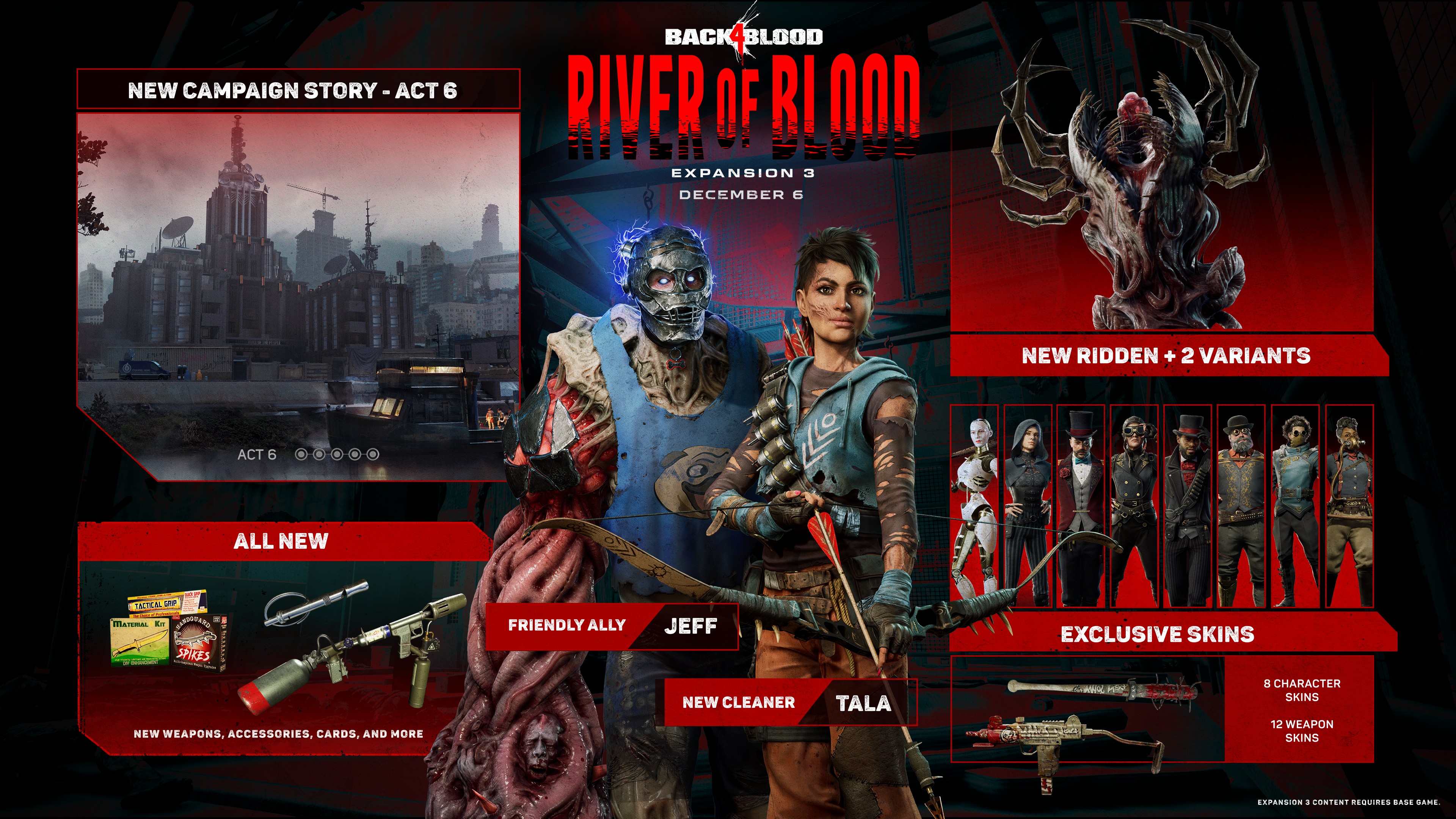 Back 4 Blood on X: Let's see where the River of Blood takes us. Here's  what to expect for Expansion 3, available December 6th, 2022.   / X