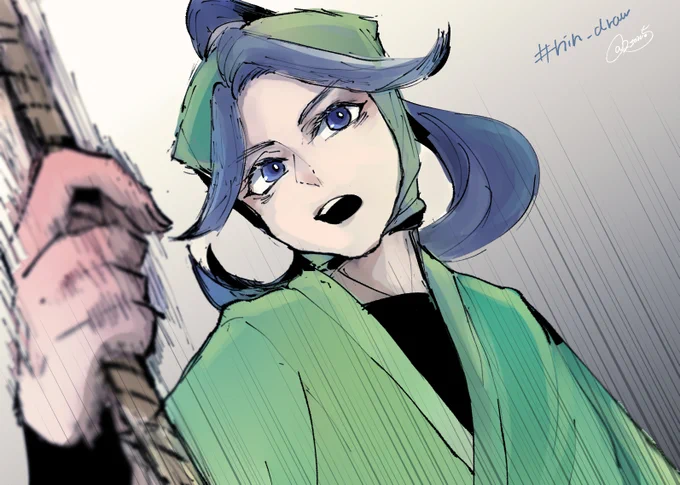 久しぶり参加作法委員会の方の浦風をみたい…! #nin_draw 