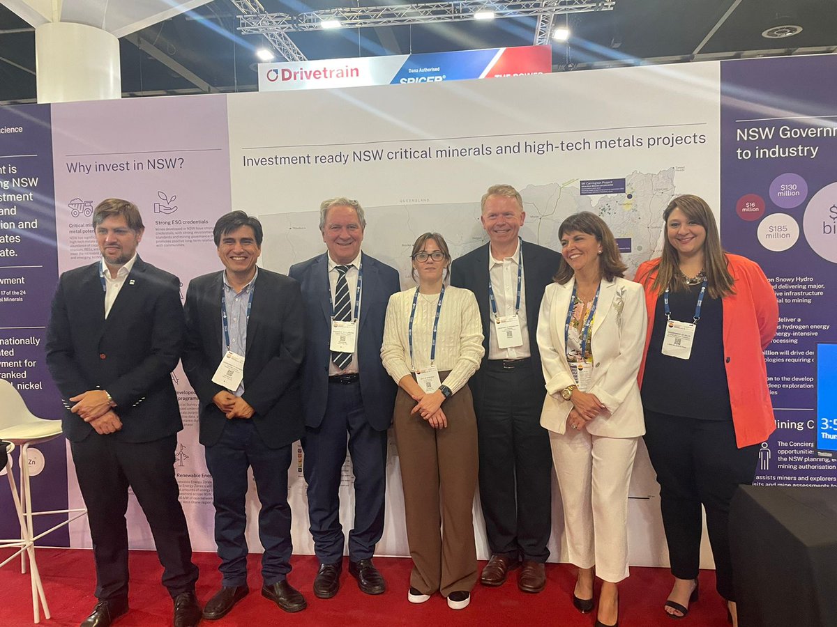 Las provincias de #Salta, #Jujuy, #SantaCruz y #Catamarca y autoridades nacionales, viajaron a #Australia para participar en #IMARC, la feria minera más importante de 🇦🇺. Hay oportunidades trabajar juntos! <a href="/Mineria_Ar/">Portal</a> <a href="/cmineriasalta/">Cámara de la Minería de Salta</a> <a href="/ProduccionJujuy/">Desarrollo Económico y Producción</a> <a href="/_SantaCruzAr/">Gobierno de Santa Cruz</a> <a href="/catamarcaminera/">Catamarca Minera</a>