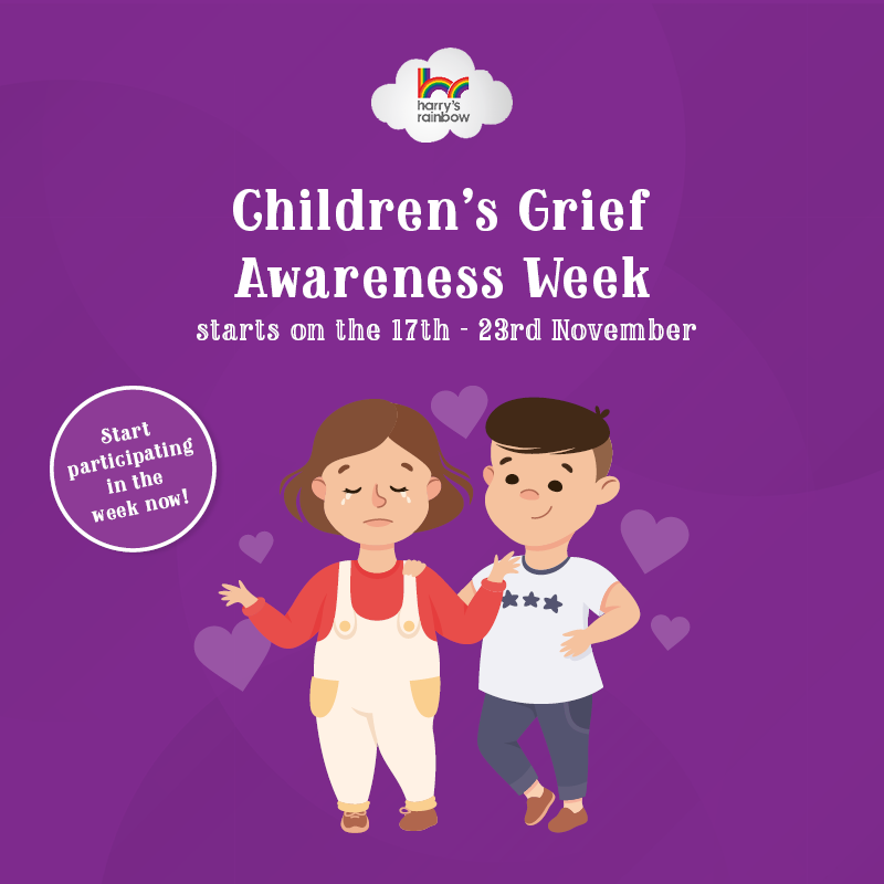 At Harry's Rainbow, we are committed to raising awareness of the support children need during the grieving process 💛 

Visit our website to learn how you can participate in the upcoming #ChildrensGriefAwarenessWeek > bit.ly/3V7vcxX