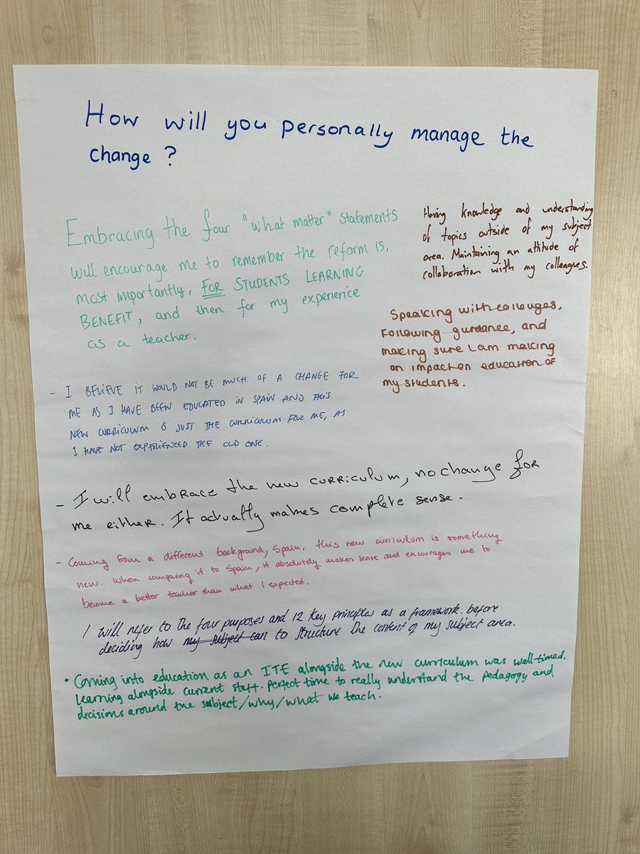cgrennan01's tweet photo. @PGCEswanseauni @officialCHS @RossJBEvans1 Great first PAT day at Cardiff High. Really enjoyed sharing our thinking around curriculum for Wales https://t.co/l4oWxNkQ3f