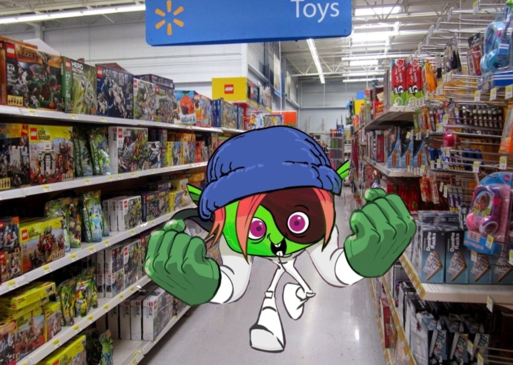 My <a href="/BaseMintGang/">Katana Minna ⚔</a> bud just picked up his Hulk hands at his local <a href="/Walmart/">Walmart</a>. HULK OUT!
