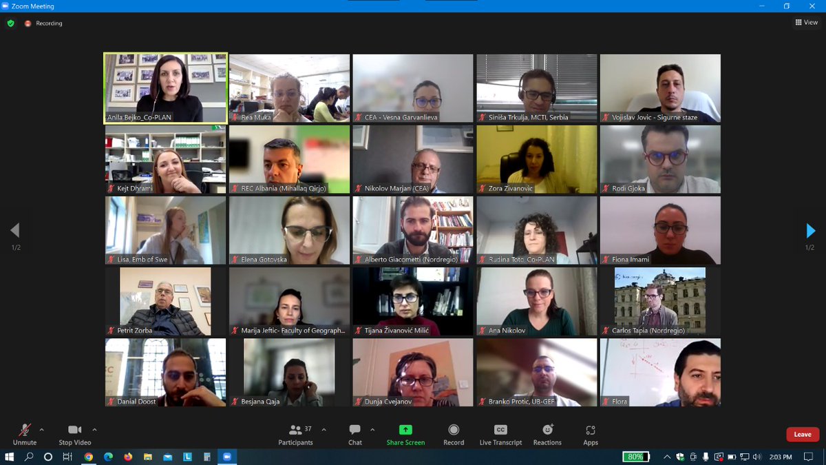 greenforcetp's tweet photo. HAPPENING NOW - The GreenFORCE Project.

1st Co-Design Workshop on Conceptualization of Green Transition in the Western Balkans.

#greenforce https://t.co/NV9xBWgpex
