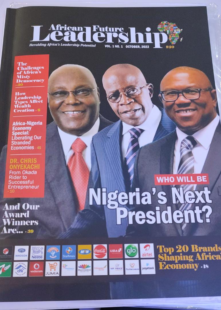 ChampsAdvocacy's tweet photo. Enjoy your read!
Grab your Copy now.
#AFLM
#FutureLeadershipMagazine https://t.co/iRH1GalY2e
