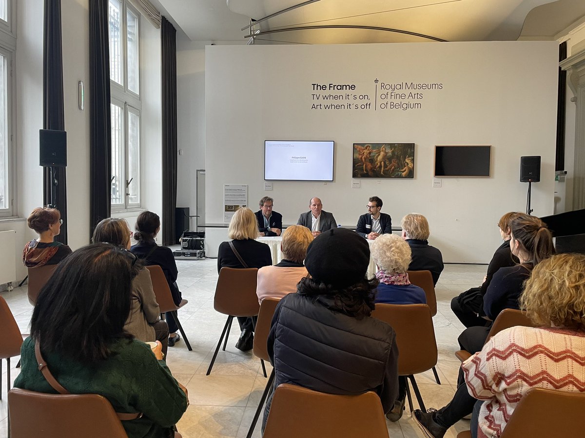 Cet après-midi avec <a href="/DraguetMichel/">Michel Draguet</a>, nous vous présentions la collaboration entre les Musées royaux des Beaux-Arts de Belgique et nos Maisons de Quartier pour attirer un public plus diversifié vers ces activités culturelles.