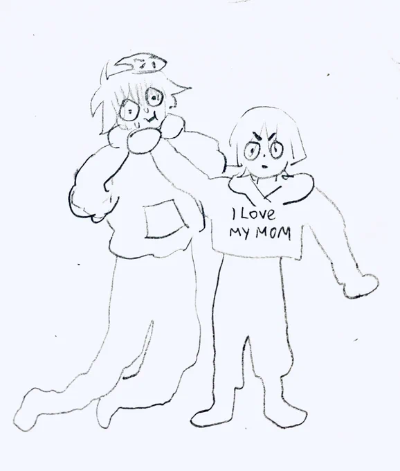 scara and child are best friends 