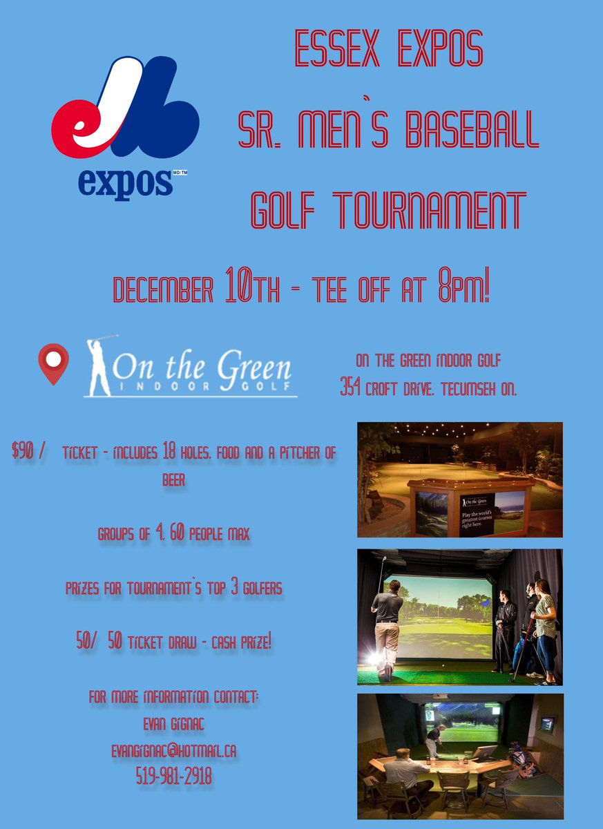 It’s fundraiser season, and the boys are hosting a golf tournament at On the Green in Tecumseh on December 10th! Contact us if interested