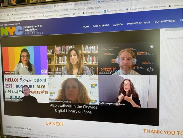 If you have never read a book from the Citywide Digital Library on <a href="/Sorareadingapp/">Sora, by OverDrive Education</a>, now is the time to log in, learn, &amp; borrow a book. Visit <a href="/OverDriveInc/">OverDrive</a> at #BeyondAccessForum. @Regis_OverDrive techlearningevents.com/nycbeyondacces…