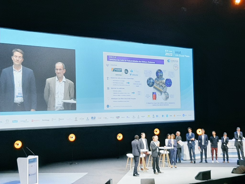 Bpnaval's tweet photo. #AEM2022 👏🏻à #sofresid engineering lauréat du #corimer projet RECIF membre de @Bpnaval #INNOVATION #bzh @regionbretagne @F_Guena https://t.co/g6Vz4Rno0u