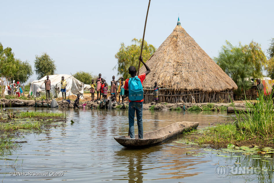 Refugees's tweet photo. Disasters like widespread drought from Asia to the Horn of Africa, and massive flooding in Pakistan and South Sudan, are clear evidence of climate change.
 
The climate crisis isn’t on our doorstep. It’s here.
 
We need climate action now. #COP27 https://t.co/k1TVsphvxw