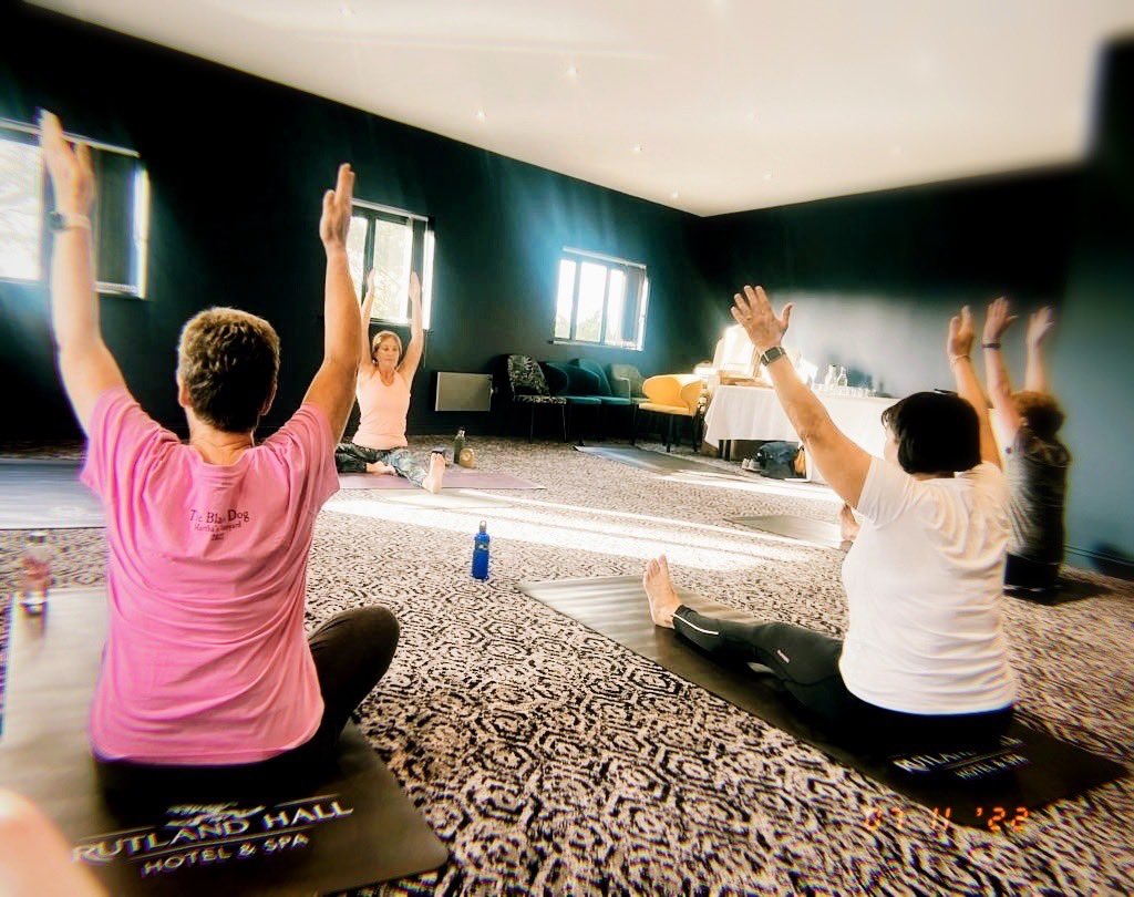 “Inhale the future, exhale the past.”

Our new weekly yoga class with the brilliant Petra returns this Wednesday at 10am. £5 per person. 

Book your space by emailing leisure@rutlandhall.co.uk

#yoga #rutland #wellbeing #discoverrutland