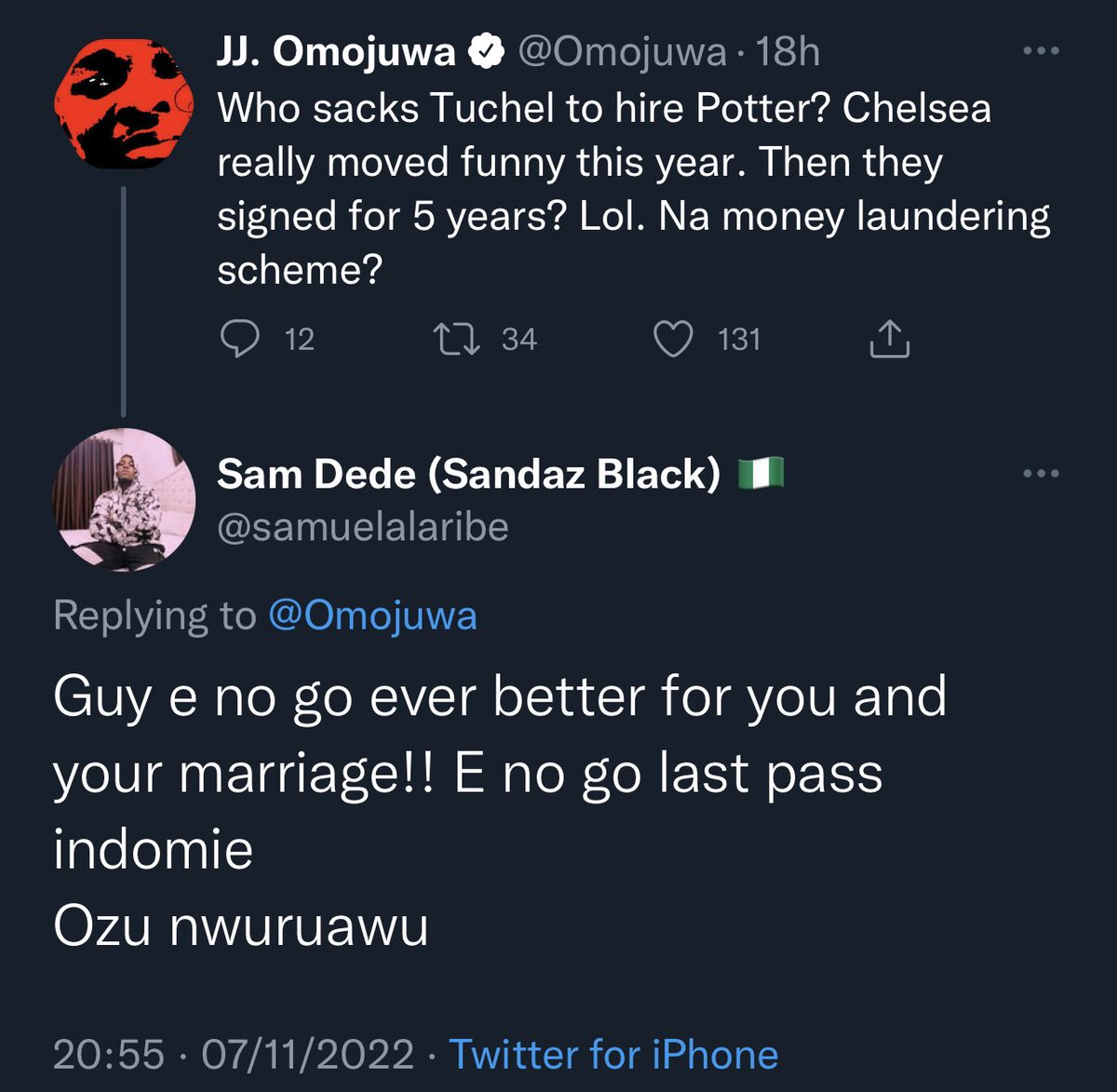 JJ. Omojuwa tweet media