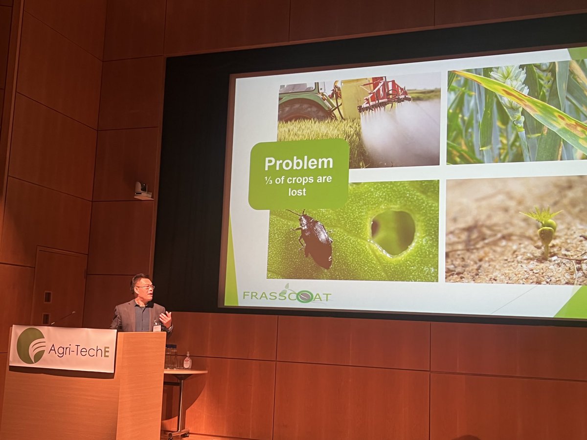 Agri_Tech_E's tweet photo. Amazing collaboration @InnovationFarm1 (managed by @Lydiamjsmith) resulted in creation of WASWARE, combining the tech from Cambond @XiaobinZhao1 and @agrigrub to develop a seed coating based on insect frass with novel adhesive solutions. #REAP2022 https://t.co/k8a7r7VL4r