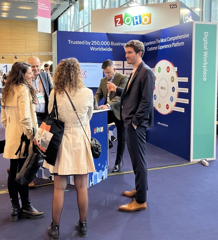 The @Gartner_SYM  is underway in Barcelona, and we're loving it!

Come and find us at booth 125, to see how @Zoho  can help you create a great experience for your customers

#GartnerSYM