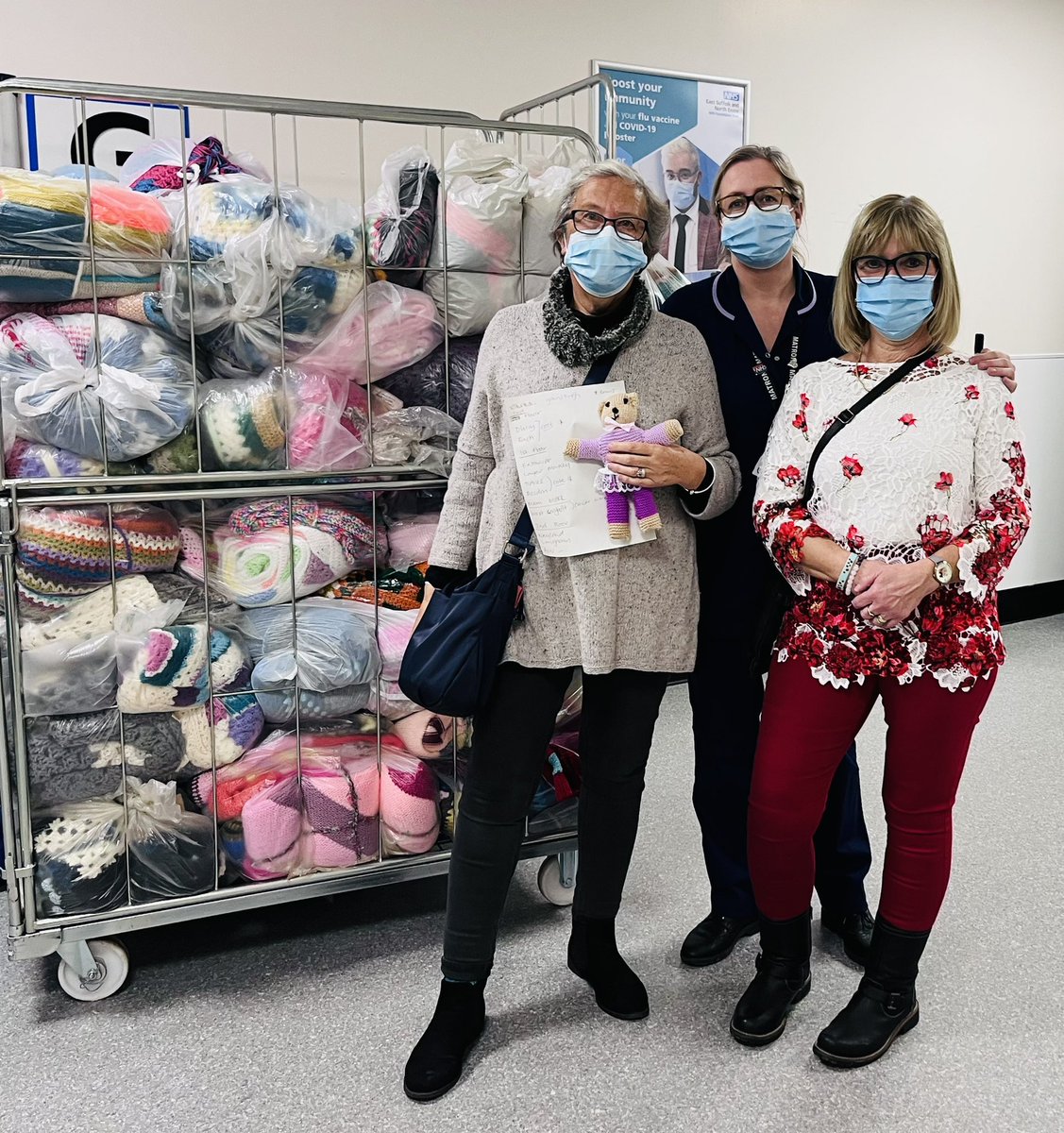 Blanketeers🏳️🌈 (@sarahblanketeer) on Twitter photo Thank you to the wonderful <a href="/susiLong2/">susi Long</a> and <a href="/motherthornton/">Sandy Thornton</a> from the Blanketeers for coming in and delivering ALL these amazing blankets to the ward areas. <a href="/ESNEFT/">East Suffolk and North Essex NHS Foundation Trust</a> @thorpe_gilesRN <a href="/Nickhulme61/">Nick Hulme</a> <a href="/EmmaSweeney1978/">Emma Sweeney</a> <a href="/natashatuck/">Natasha Tuck</a> Thank you to the wonderful <a href="/susiLong2/">susi Long</a> and <a href="/motherthornton/">Sandy Thornton</a> from the Blanketeers for coming in and delivering ALL these amazing blankets to the ward areas. <a href="/ESNEFT/">East Suffolk and North Essex NHS Foundation Trust</a> @thorpe_gilesRN <a href="/Nickhulme61/">Nick Hulme</a> <a href="/EmmaSweeney1978/">Emma Sweeney</a> <a href="/natashatuck/">Natasha Tuck</a>