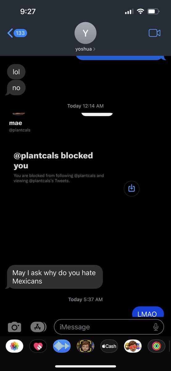 plantcals's tweet photo. logging back in to show you all this text an irl sent me https://t.co/yST5PpT86z