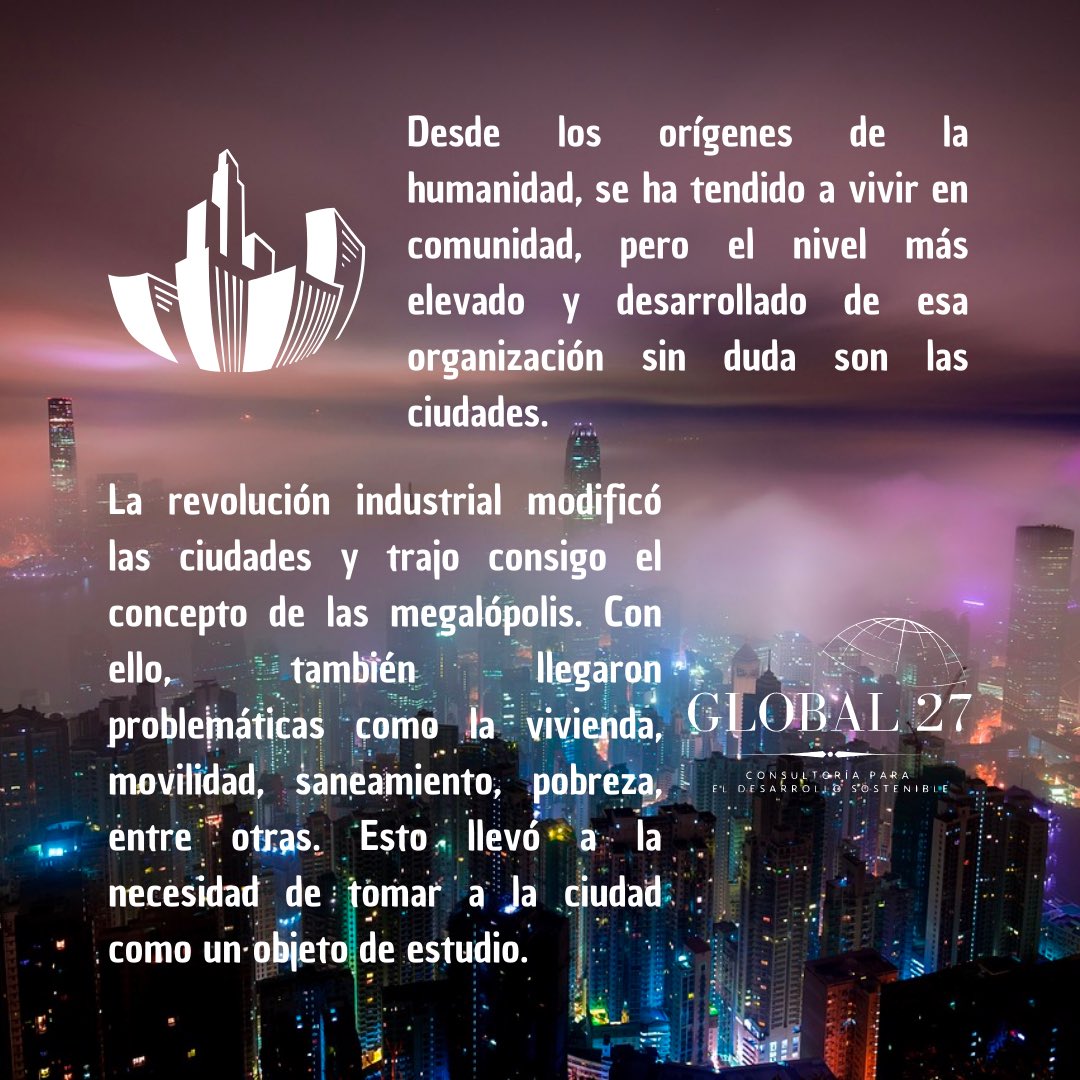 global27mx's tweet photo. Hoy conmemoramos el Día Mundial del #Urbanismo disciplina dedicada a la mejora de las ciudades 🏙️para brindar mejores oportunidades y calidad de vida, siempre con la sostenibilidad 🌳como base. Feliz día a lxs urbanistas por su labor #BeGlobal #urban #sostenible #ods11 #urbanista https://t.co/YFyL6wDIaN