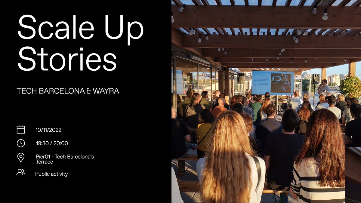 ChampionGamesEN's tweet photo. #ChampionGames participates next Thursday at #ScaleUpStories with @WayraES in @TechBarcelona. See you there!
Speakers:
- @mcercos, CEO and co-founder of @ChampionGamesEN
- @brasses_co, Head of Strategy and M&A at @bit2me
Register here 👉 https://t.co/jmWMPw3Bt1 https://t.co/JB2tOWH6dP