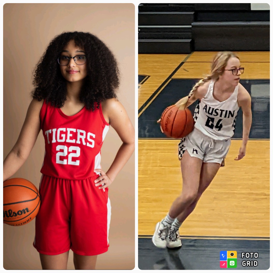 MainsChris's tweet photo. Both my freshman girls are in action tonight as Hayden and her Crothersville Lady Tiger teammates open their season against Clarksville and Emma and her Austin Lady Eagles take on Floyd Central. There's going to be a lot of running between gyms this season. 🦅🐅 https://t.co/7WaibCQeeq
