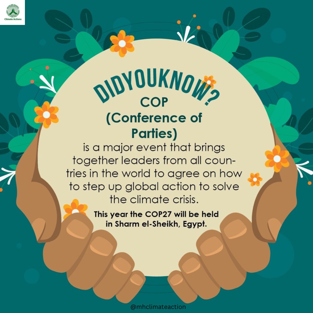 mhclimateaction's tweet photo. Did you know❓
#TogetherForImplementation #COP27 #savehumanity #facts #saveearth #ClimateActionNow #climateactionpk #ClimateActivist #gogreen🌱 #environmentalissues #sdgs #zerowastelifestyle #trend https://t.co/xh6BaQRc1u