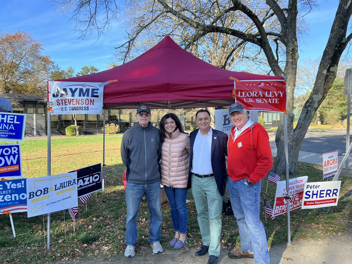 Nisha &amp; I just voted in Greenwich! <a href="/GreenwichRTC/">Greenwich Republicans</a> <a href="/CTGOP/">CTGOP</a>